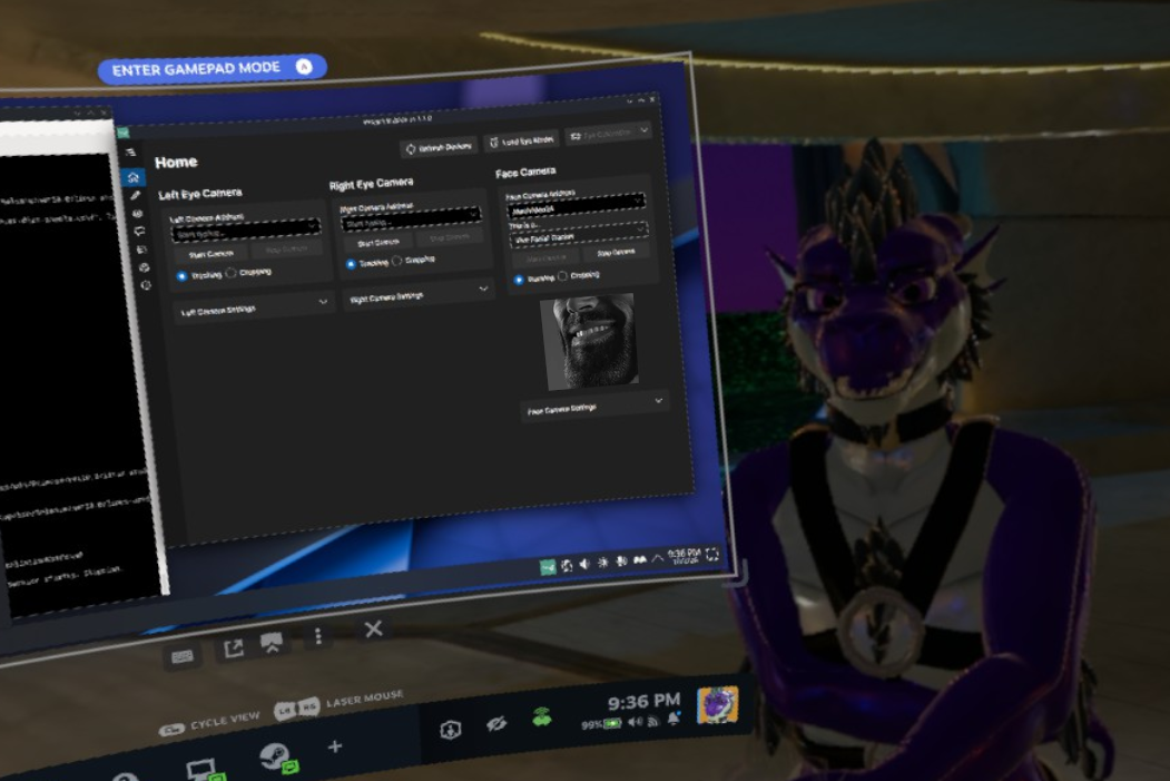 Face tracking working in VRChat!
